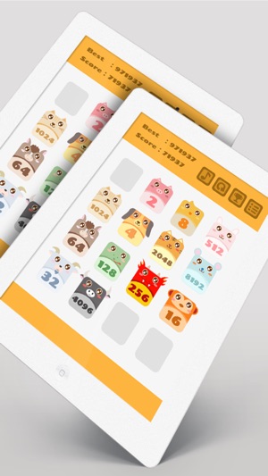 2048 Animals : Cat + Cat = Dog