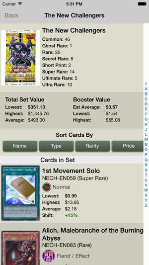 Card Prices: Yu-Gi-Oh Edition(圖5)-速報App