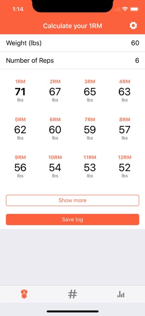 Calculate your 1RM(圖1)-速報App