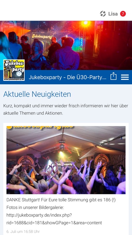 Jukeboxparty - Die Ü30-Party