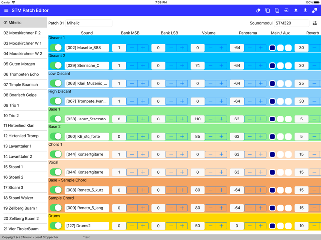 STM Patch Editor