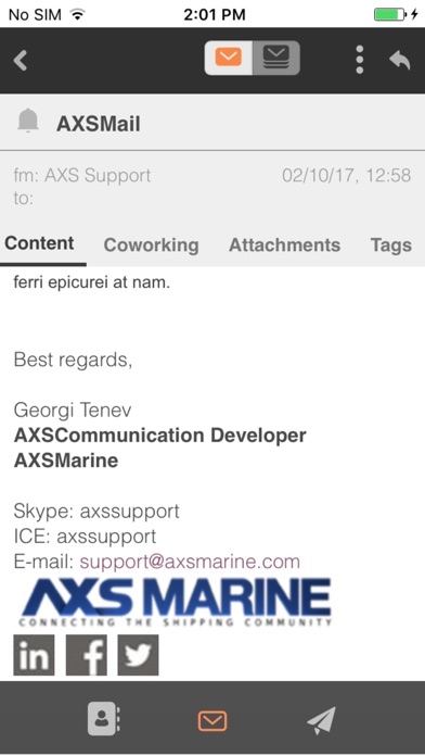 AXSMail screenshot 3