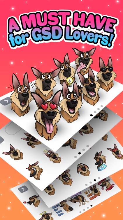 GSDmoji German Shepherd