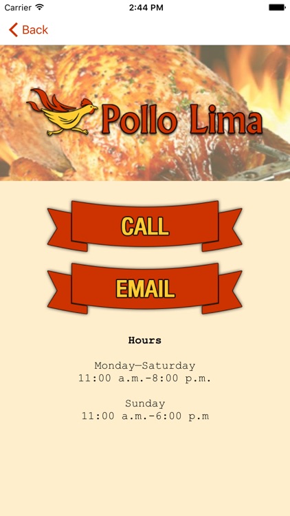 Pollo Lima Restaurant.