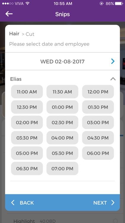 Snips - Salon & Spa booking screenshot-4