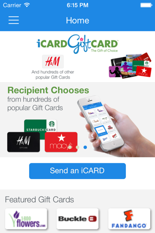 iCARD Gift Card screenshot 2