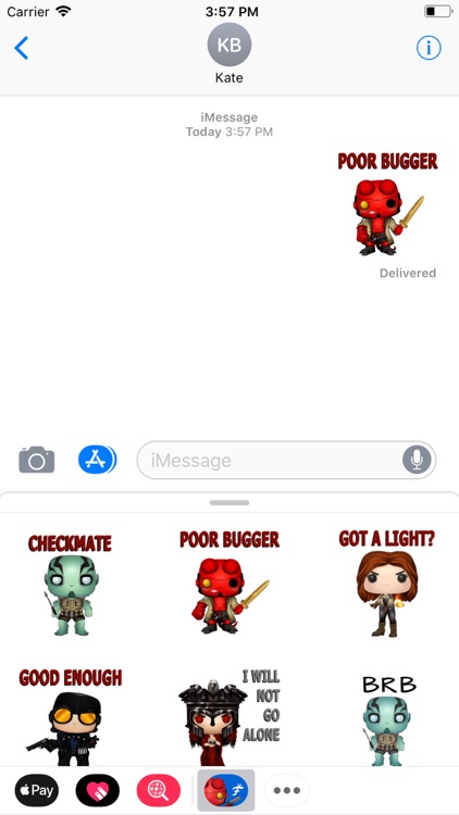 Hellboy Stickers By Funko