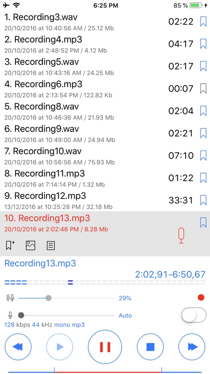ALON Dictaphone-Voice Recorder screenshot-7