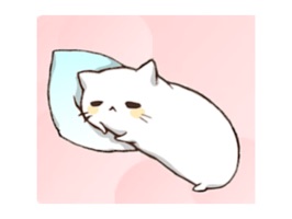Lovely And Lazy Cat Sticker