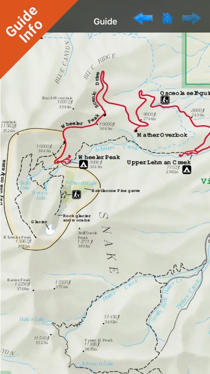 Great Basin National Park - GPS Map Navigator