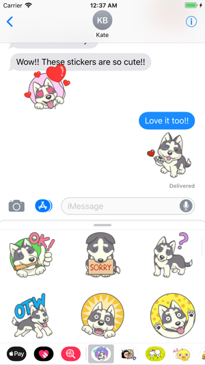 Husky Dog Stickers(圖1)-速報App