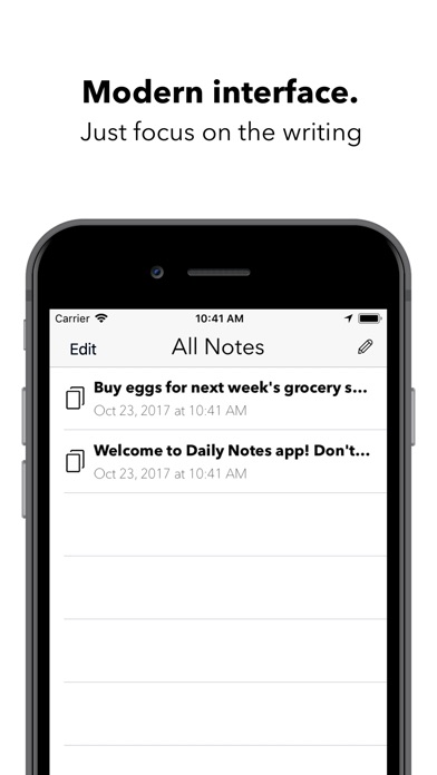 Daily Notes - Distraction-Free screenshot 2