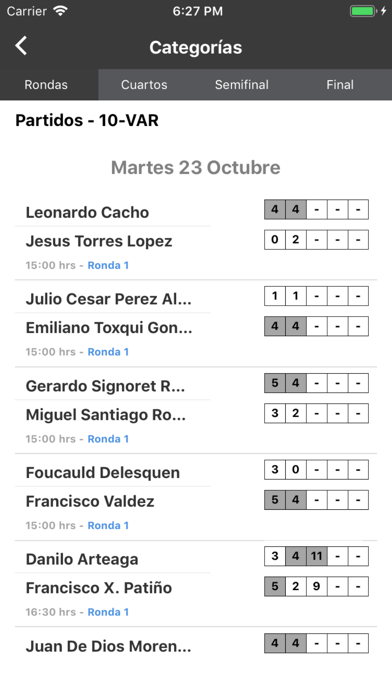 Torneo Anual de Tenis CCQ screenshot 4