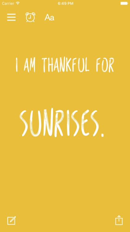 Thankful for - Gratitude Diary