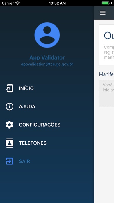 App TCE-GO screenshot 2