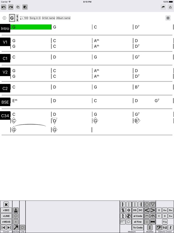 Chord Chart Creator