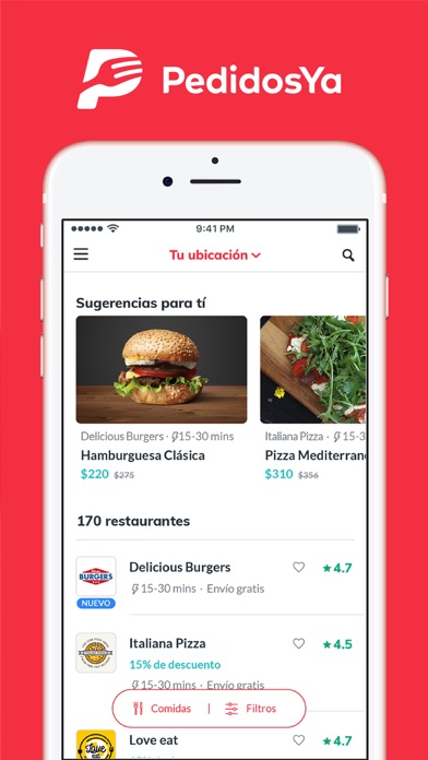 pedidosya food delivery app price drops screenshot 8 for pedidosya food delivery