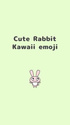 Cute Rabbit Kawaii emoji