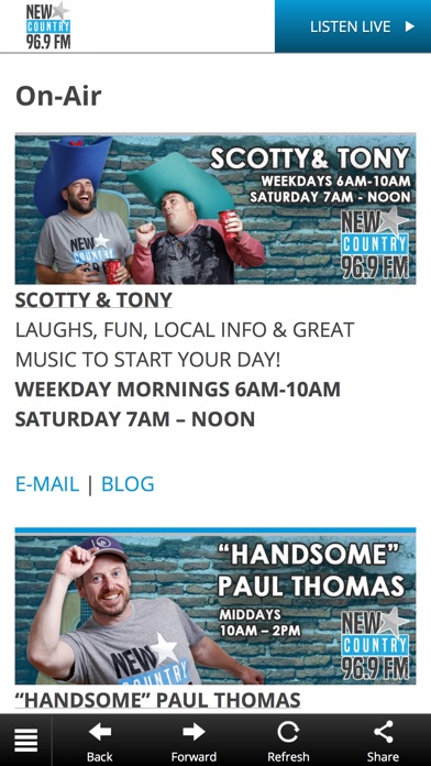 New Country 96.9 screenshot 2