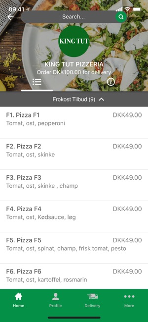 King Tut Pizzeria København K(圖3)-速報App