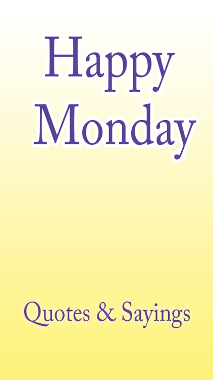 Monday Quotes