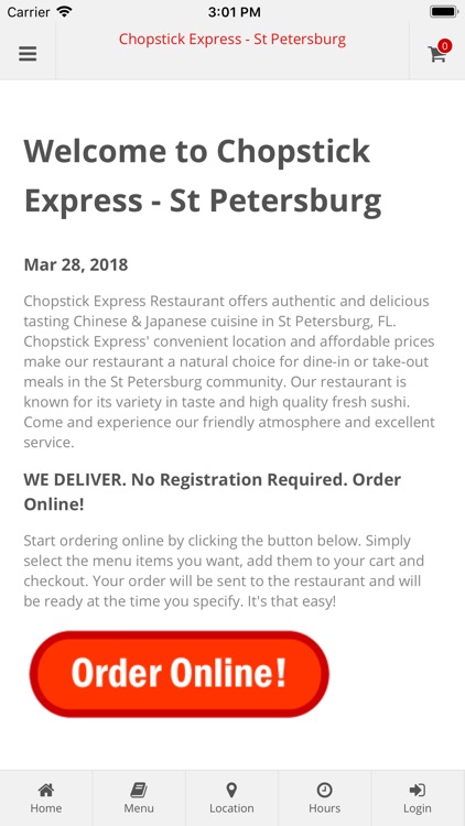 Chopstick Express SPS