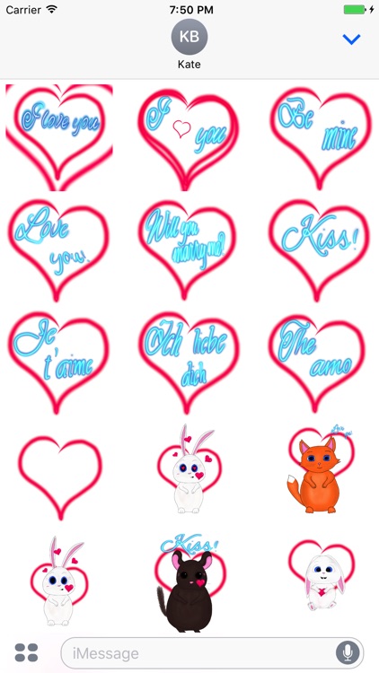 st.valentine's stickers