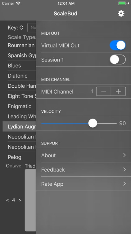 ScaleBud - AUv3 MIDI Keyboard screenshot-3