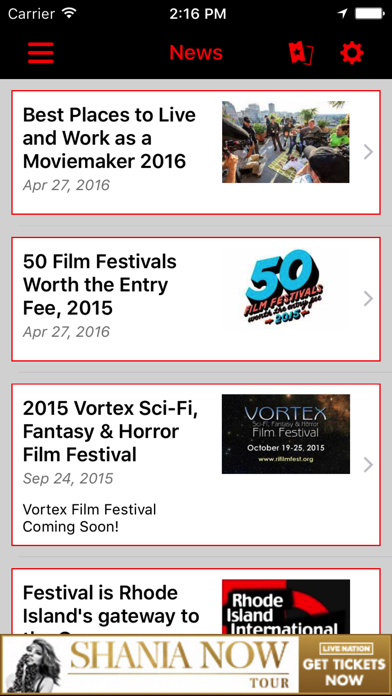 How to cancel & delete Rhode Island International Film Fest from iphone & ipad 4