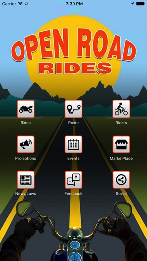 Open Road Rides(圖1)-速報App