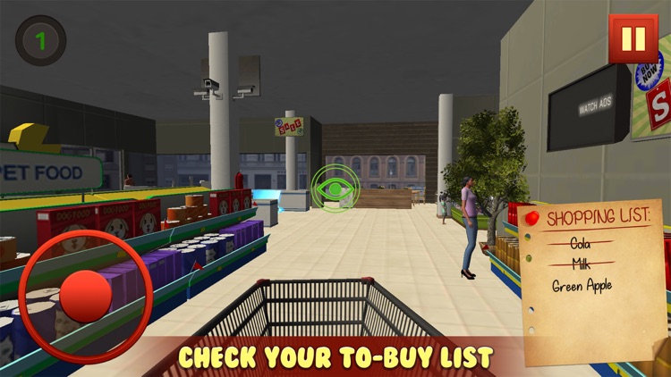 Supermarket Shopping Game 3D