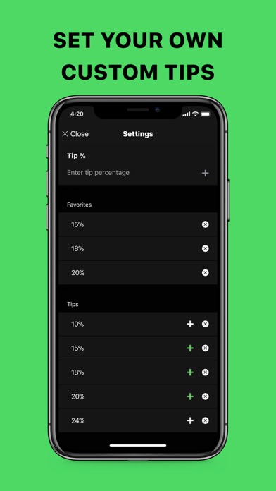 TipTap - Tip Calculator screenshot 4