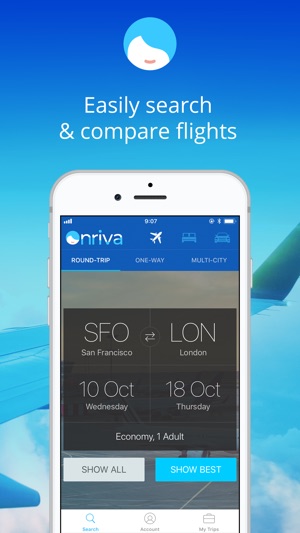 Onriva Flights, Hotels & Cars(圖1)-速報App