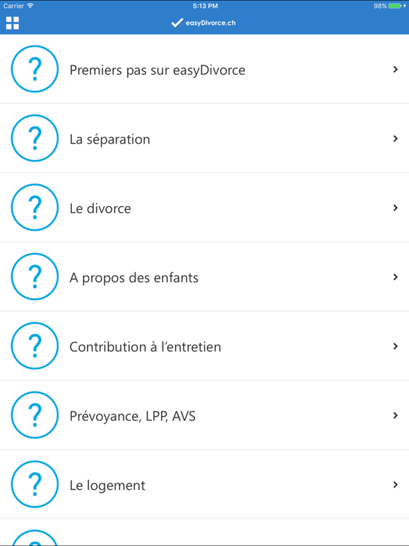 Screenshot #6 pour easyDivorce