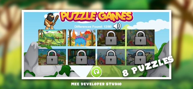 Caveman & Dinosaur Puzzle Quiz(圖2)-速報App