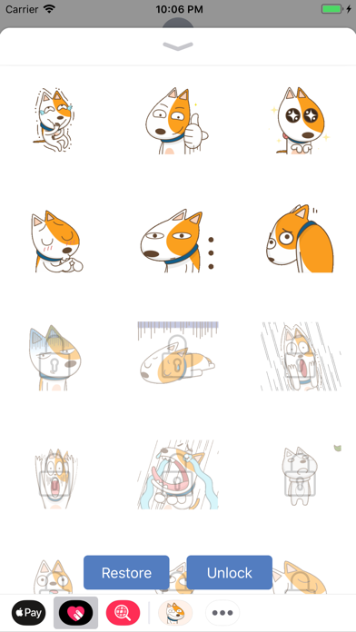 Cool Dog Animated Sticker screenshot 3