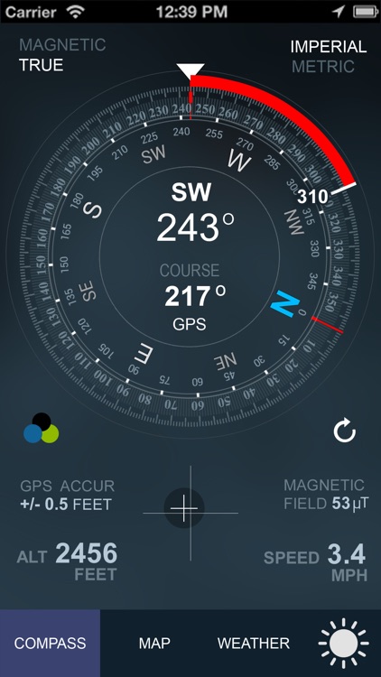 Compass GPS(Map, Weather)