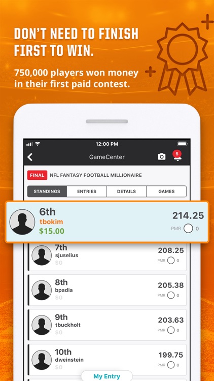 DraftKings - Fantasy Football screenshot-6
