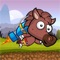 An endless running game but this on a horse