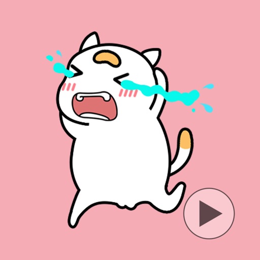 Moji - Crazy Cat Emoji GIF icon