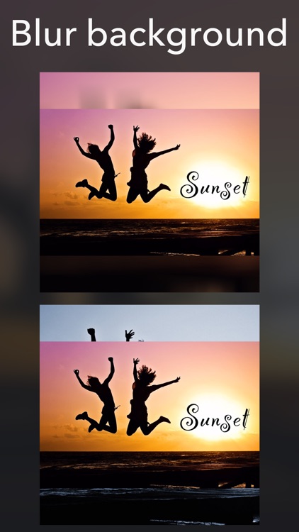 Text On Square Video And Blur Background - SooMov