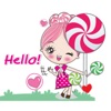 Adorable Lollipop Girl Sticker