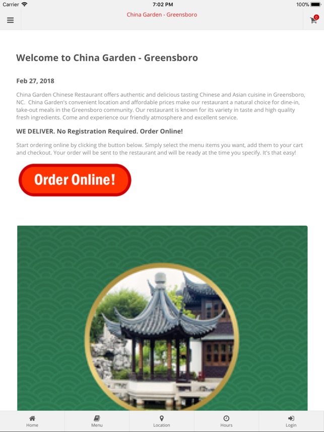 China Garden Greensboro On The App Store