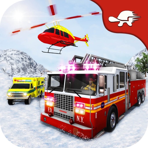 Rescue Run: Offroad Snow Emergency Heroes Icon