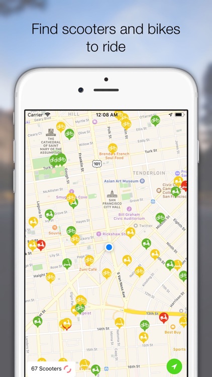 Scooter Map for Chargers screenshot-4