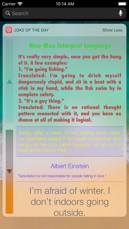 Joke of the Day Widget