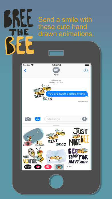 Bree the Bee Sticker Pack screenshot 2