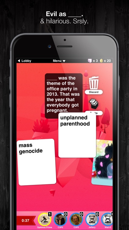 Evil Apples: Funny as ____.