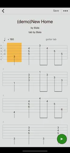 Captura de Pantalla 4 Guitar Tabs X : Tablaturas iphone