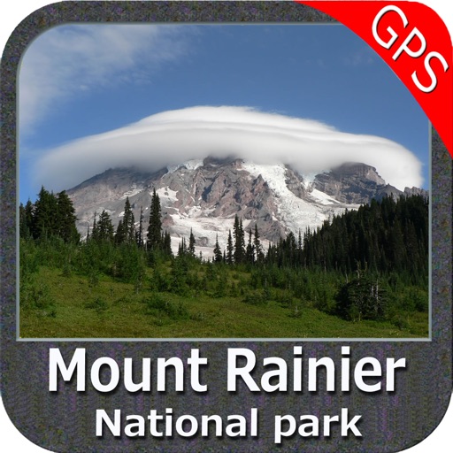 Mount Ranier National Park - GPS Map Navigator icon
